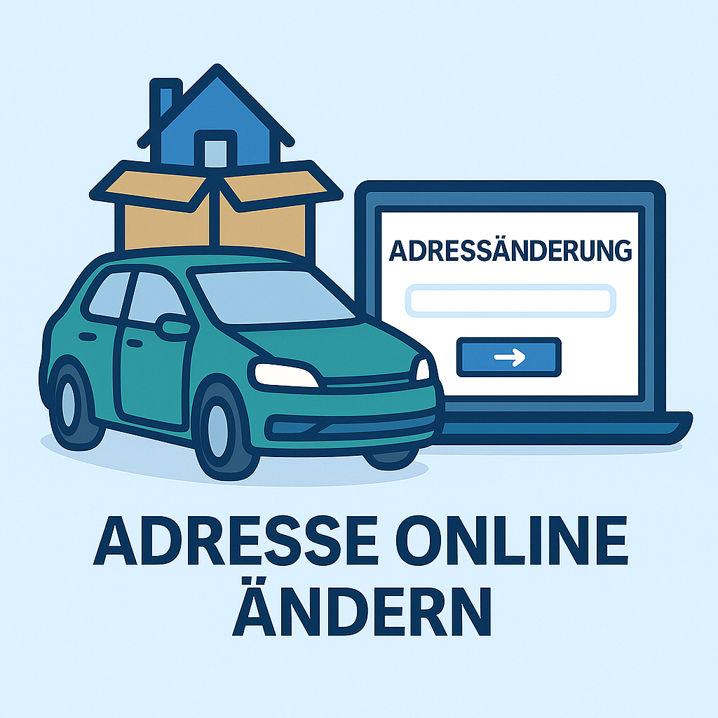 Adresse online ändern